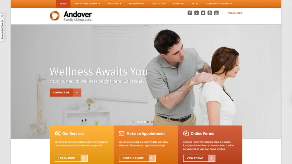 Andover Chiropractic Centre. 3.8x higher engagement with Meta Ads
