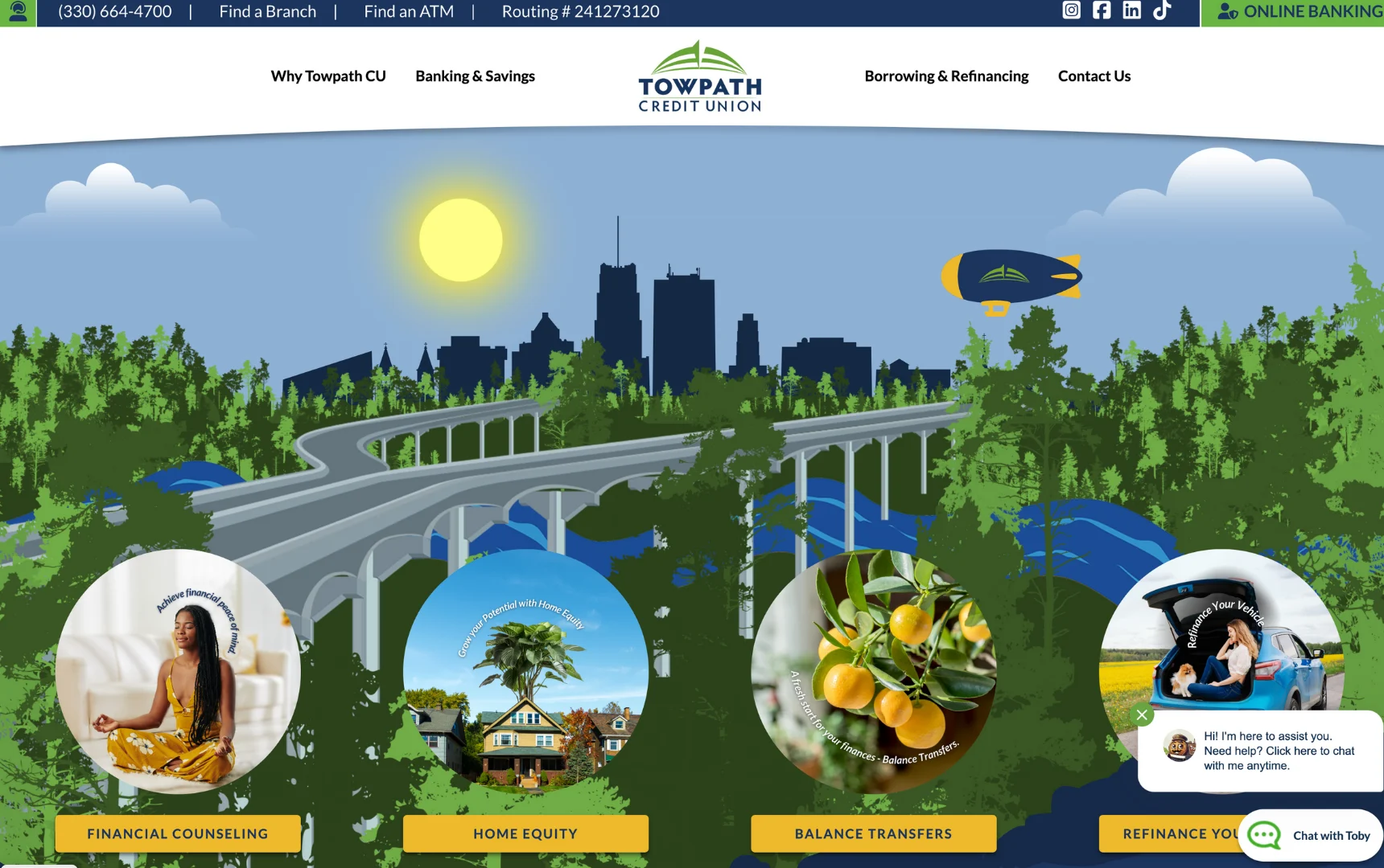 Towpath Credit Union. 10-15% increase in loan-closing ratio