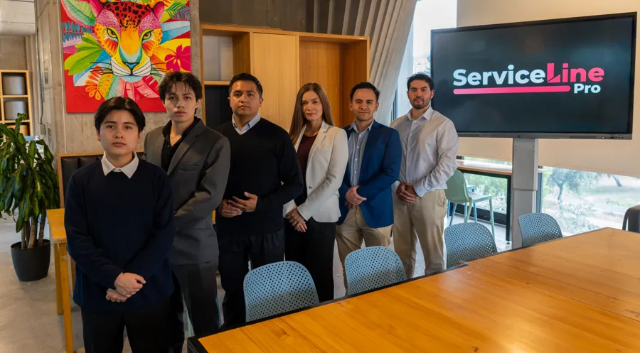 The ServiceLine Pro team in the office